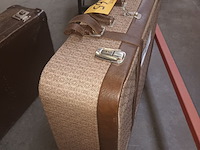 Lot 65 - antieke reiskoffer. 2 stuks - afbeelding 3 van  4