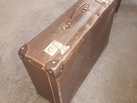 Lot 65 - antieke reiskoffer. 2 stuks - afbeelding 4 van  4