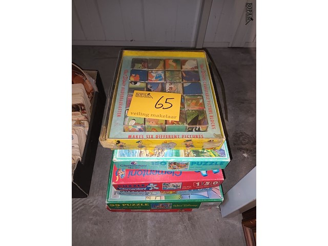 Lot 65 - disney puzzels. 6 stuks - afbeelding 1 van  7