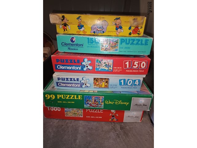 Lot 65 - disney puzzels. 6 stuks - afbeelding 2 van  7