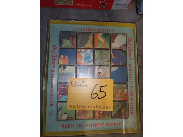 Lot 65 - disney puzzels. 6 stuks - afbeelding 3 van  7