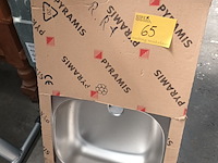 Lot 65 - inox spoelbak - afbeelding 1 van  3