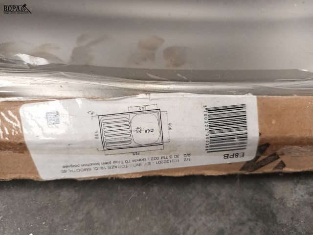 Lot 65 - inox spoelbak - afbeelding 2 van  3