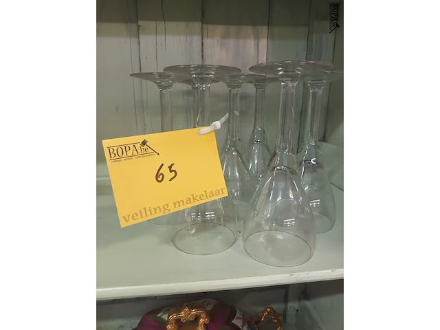 Lot 65 - oude glazen. 7 stuks - afbeelding 3 van  3