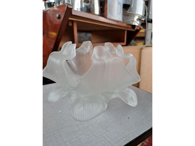 Lot 65 - oude lampenkappen glaswerk - afbeelding 4 van  6