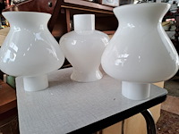 Lot 65 - oude lampenkappen glaswerk - afbeelding 5 van  6
