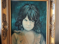 Lot 65 - vintage kader met prent - afbeelding 1 van  6