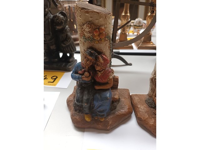 Lot 654 - koppel boekensteunen - afbeelding 2 van  4