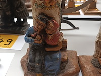 Lot 654 - koppel boekensteunen - afbeelding 2 van  4