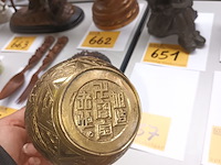 Lot 657 - chinese vaas in koper - afbeelding 3 van  4