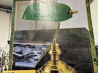 Lot 66 - banker's lamp