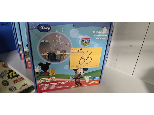 Lot 66 - disney kamerdecoratie nieuw 5 dozen - afbeelding 2 van  3