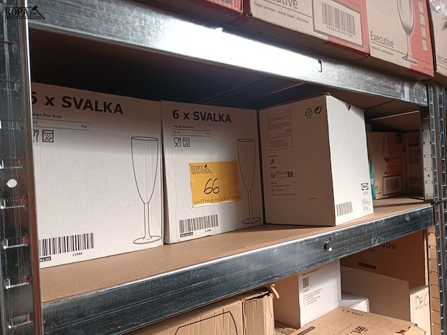 Lot 66 - diverse glazen in doos. 13 stuks - afbeelding 1 van  4