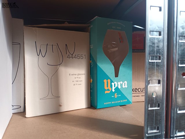 Lot 66 - diverse glazen in doos. 13 stuks - afbeelding 2 van  4