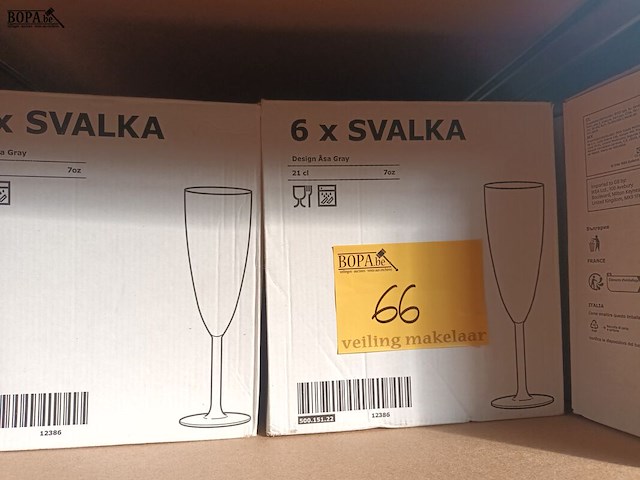 Lot 66 - diverse glazen in doos. 13 stuks - afbeelding 4 van  4