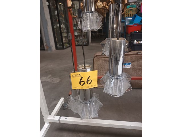Lot 66 - retro hanglamp - afbeelding 1 van  3