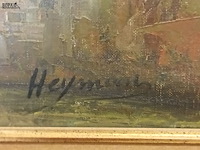 Lot 66 - schilderij in kader. gesigneerd - afbeelding 4 van  4