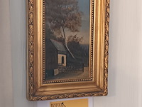 Lot 66 - schilderij kapelletje - afbeelding 1 van  4
