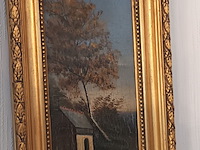 Lot 66 - schilderij kapelletje - afbeelding 2 van  4