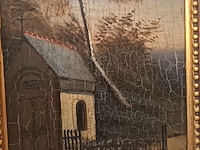Lot 66 - schilderij kapelletje - afbeelding 3 van  4