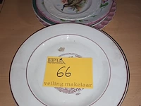 Lot 66 - sierborden. 7 stuks