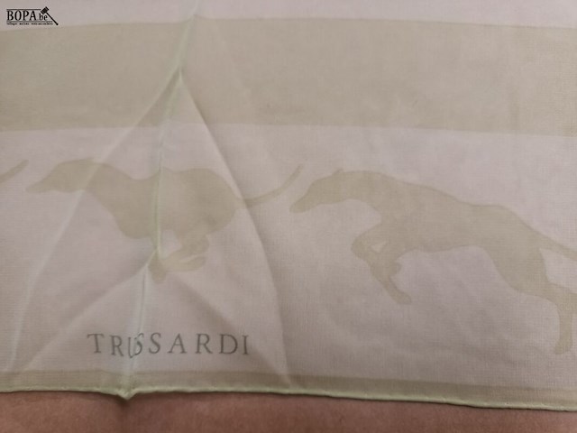 Lot 66 - zijden sjaal trussardi - afbeelding 3 van  3