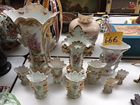 Lot 666 - brusselse cornetvazen. 10 stuks - afbeelding 1 van  4