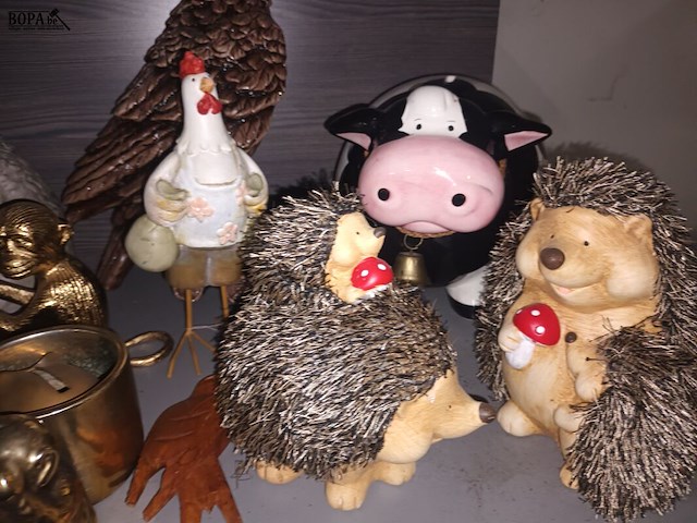 Lot 67 - decoratie met dierenthema. 18 stuks - afbeelding 3 van  5