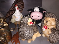 Lot 67 - decoratie met dierenthema. 18 stuks - afbeelding 3 van  5