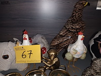 Lot 67 - decoratie met dierenthema. 18 stuks - afbeelding 4 van  5
