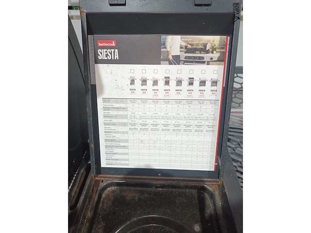 Lot 67 - gas bbq barbecook - afbeelding 6 van  7