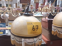 Lot 67 - koppel hanglampen - afbeelding 2 van  4