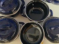 Lot 67 - metalen mini kommetjes met deksel 7 stuks - afbeelding 4 van  4