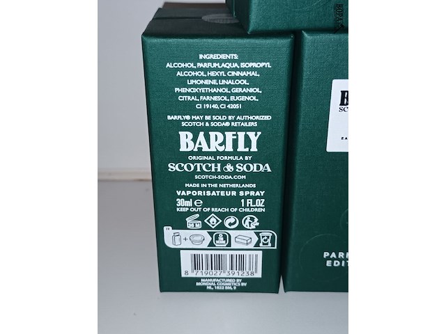 Lot 67 - parfum barfly 30 ml. 5 stuks - afbeelding 2 van  3