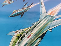 Lot 67 - poster luchtvaart stripfiguren - afbeelding 3 van  8