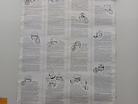 Lot 67 - poster luchtvaart stripfiguren - afbeelding 5 van  8