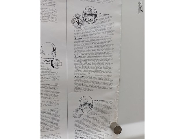 Lot 67 - poster luchtvaart stripfiguren - afbeelding 8 van  8
