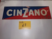 Lot 67 - reclame bord cinzano