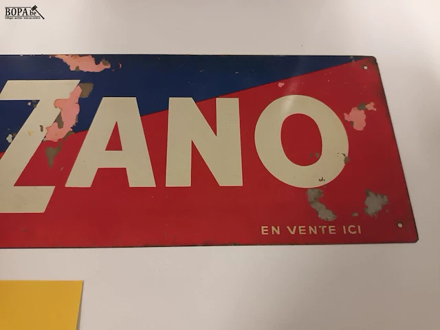 Lot 67 - reclame bord cinzano - afbeelding 3 van  4
