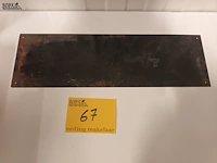 Lot 67 - reclame bord cinzano - afbeelding 4 van  4