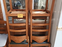 Lot 67 - retro eetkamerstoelen. 4 stuks - afbeelding 3 van  3