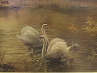 Lot 67 - schilderij in kader. gesigneerd - afbeelding 2 van  4