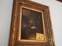 Lot 67 - schilderij man met boek - afbeelding 4 van  5