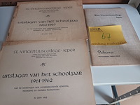 Lot 67 - uitslagen st.-vincentiuscollege. 3 stuks - afbeelding 1 van  4