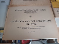 Lot 67 - uitslagen st.-vincentiuscollege. 3 stuks - afbeelding 4 van  4