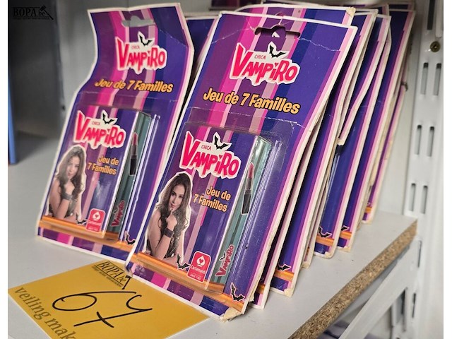 Lot 67 - vampino kaart spelen nieuw 20 stuks - afbeelding 2 van  3