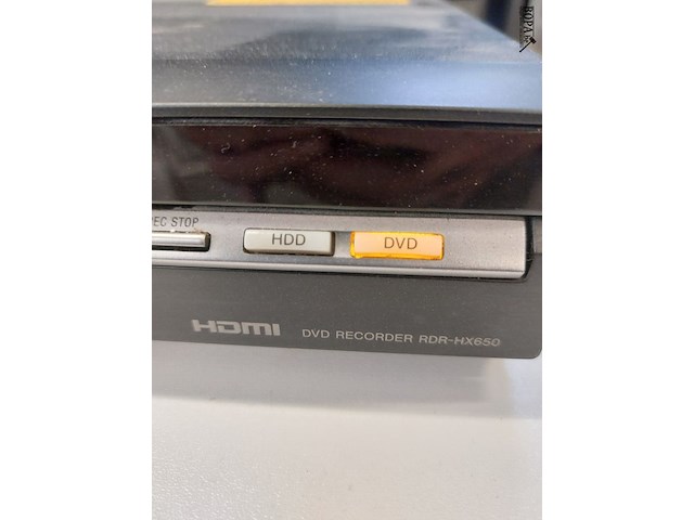 Lot 67 - videorecorder sony rdr-hx650 - afbeelding 2 van  2