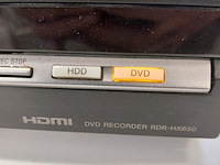 Lot 67 - videorecorder sony rdr-hx650 - afbeelding 2 van  2