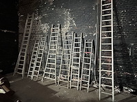 Lot 68 - lot alu ladders (8st) - afbeelding 1 van  1