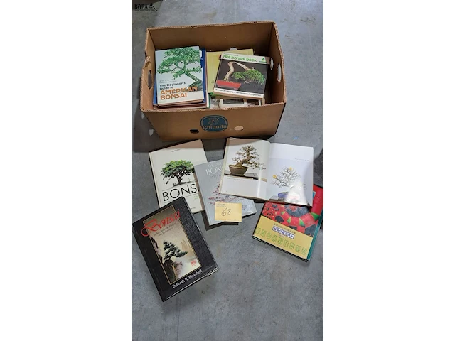 Lot 68 - lot boeken en tijdschriften over bonsai - circa 60 stuks - afbeelding 1 van  2